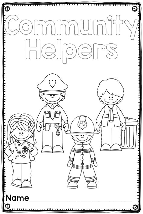 Memory Community Helpers Free To Printable Coloring Pages